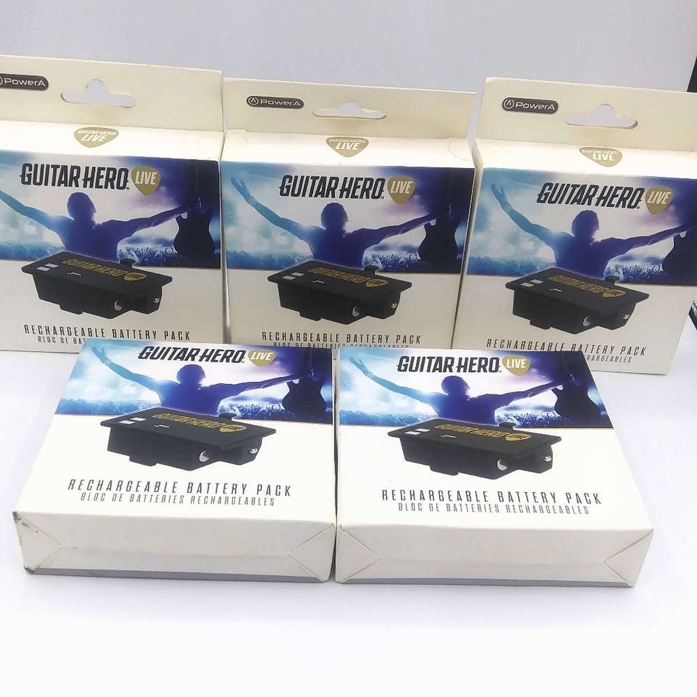 6 Guitar Hero Live rechargeable battery packs
